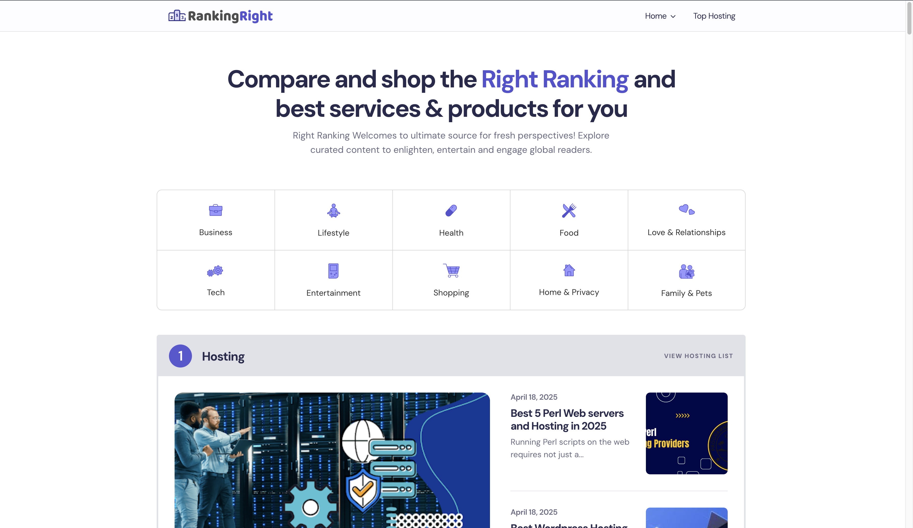 Ranking Right Portfolio image